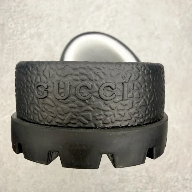 Gucci Slippers Logo-Pattern Lug-Sole Slide product detail image 35