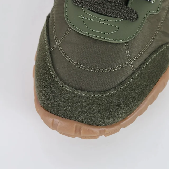 Miu Sneakers Nylon and suede lug-sole product detail image 32