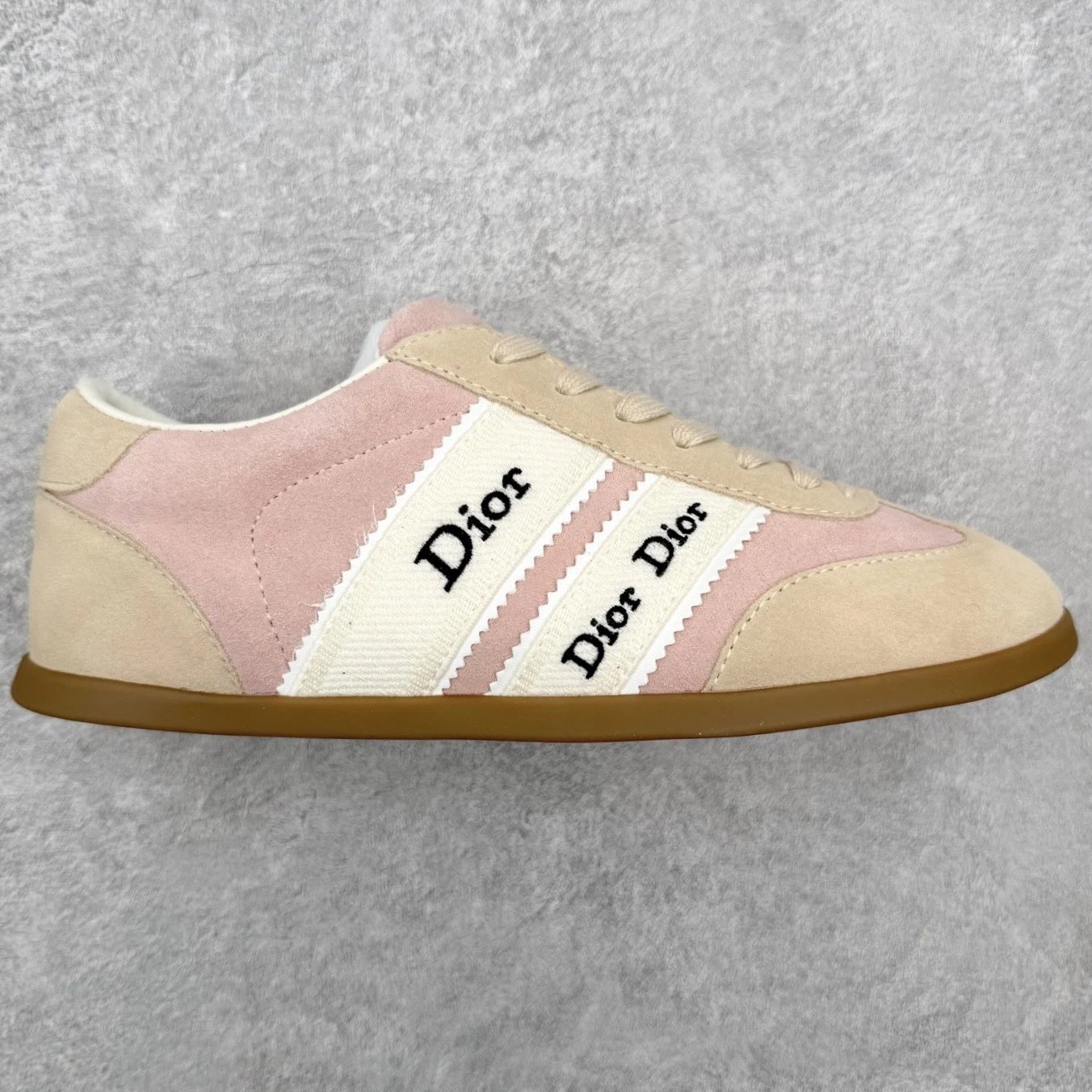 Dior Sneakers Degas Ribbon — Khaki pink