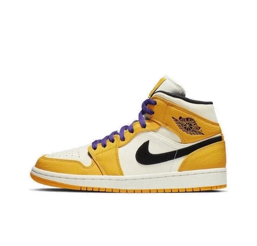 Nike Sneakers Air Jordan 1 Mid — Lakers