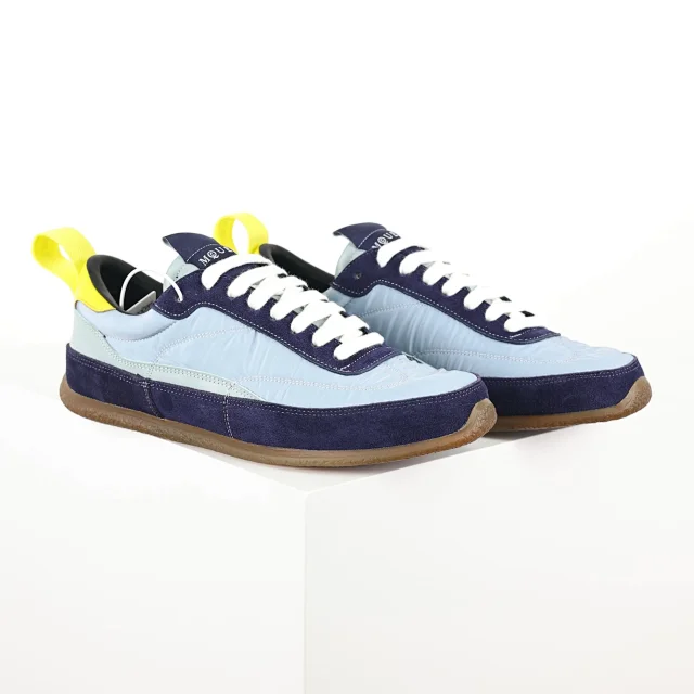 Alexander McQueen Sneakers Low-Top Nylon and Suede with Rear Pull Tabs product detail image 12