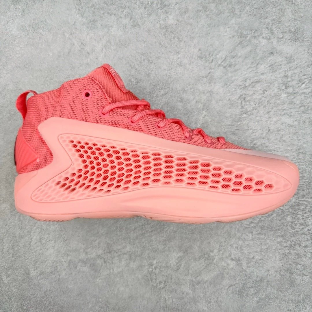Unbranded Sneakers A.E. 1 high-top basketball shoes with honeycomb side panels — Pink High-top