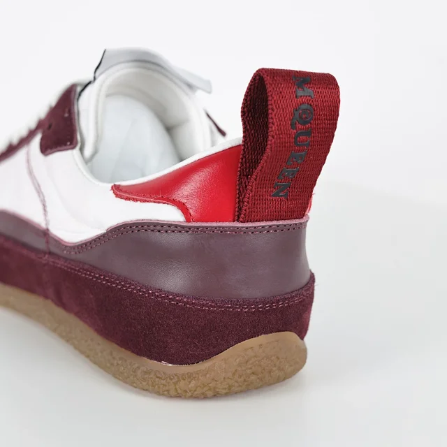 Alexander McQueen Sneakers Low-Top Nylon and Suede with Rear Pull Tabs product detail image 4