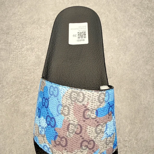 Gucci Slippers Logo-Pattern Lug-Sole Slide product detail image 59