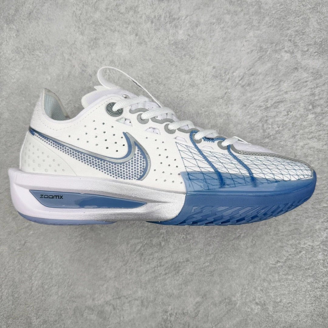 Nike Sneakers Air Zoom GT Cut 3 Basketball Shoes — White and blue