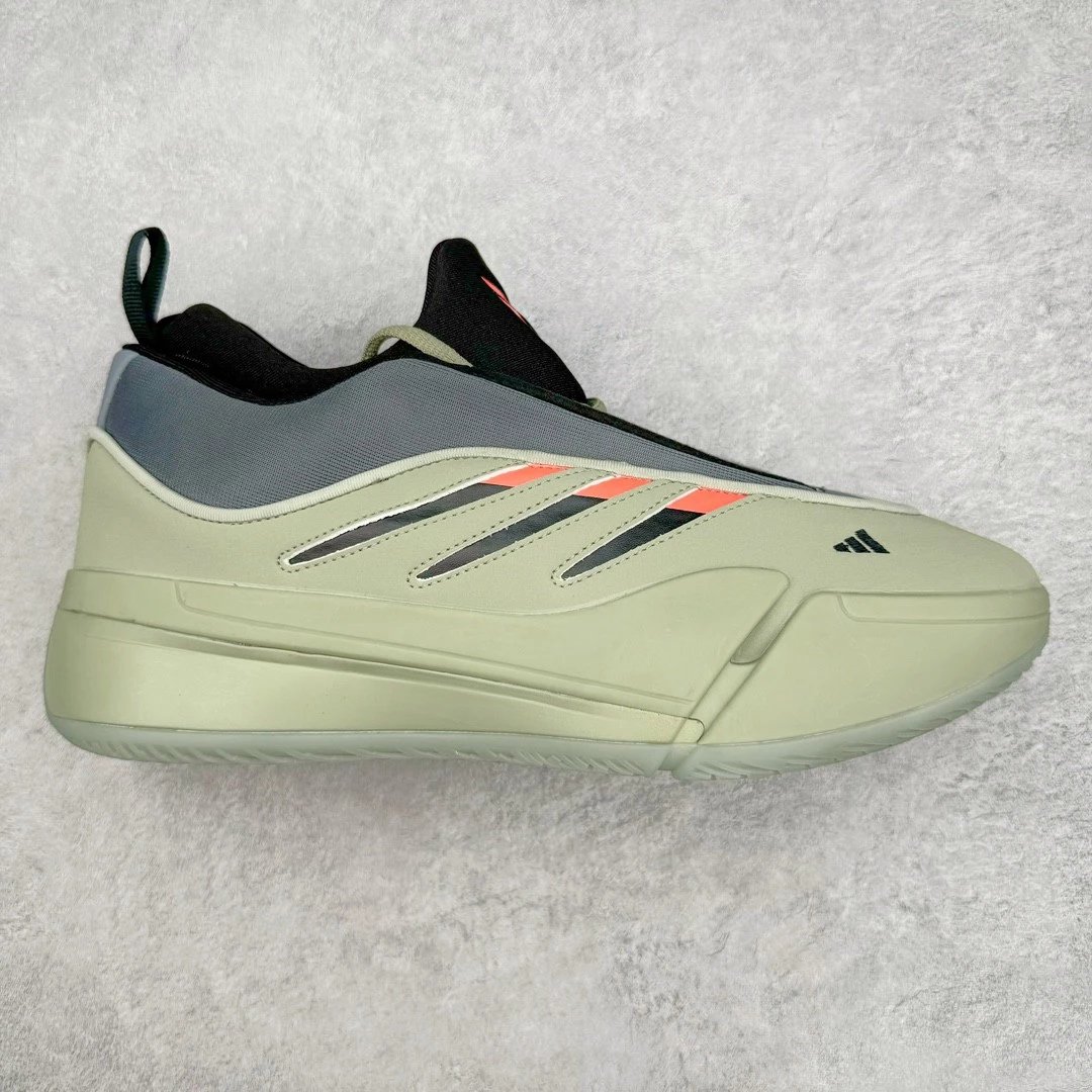 Adidas Sneakers Dame 9 Basketball Shoes — Gray-green