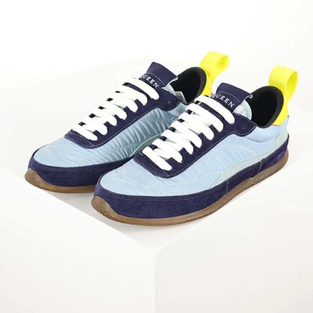 Alexander McQueen Sneakers Low-Top Nylon and Suede with Rear Pull Tabs product detail image 11