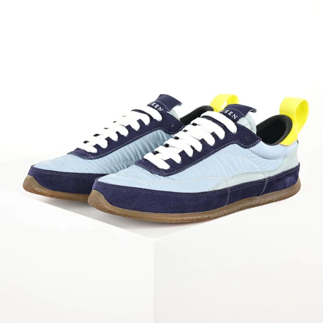 Alexander McQueen Sneakers Low-Top Nylon and Suede with Rear Pull Tabs product detail image 10