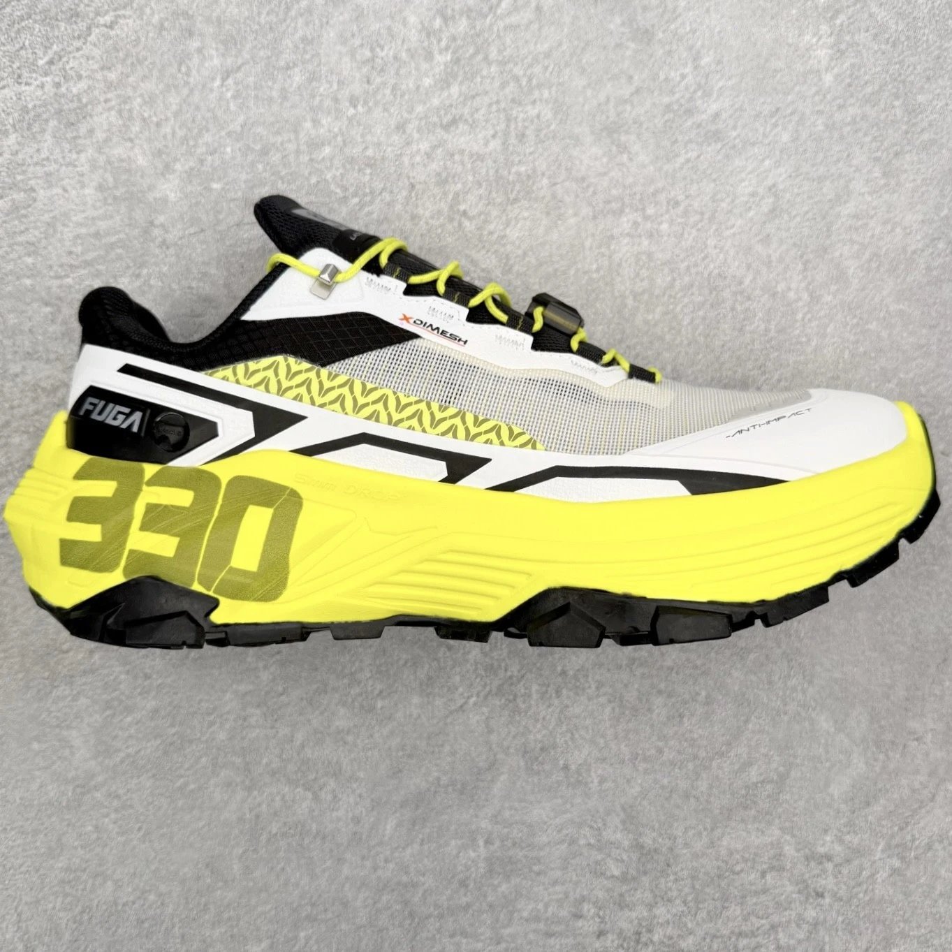 Kailas Sneakers FUGA EX 3 Trail Running Shoes — Yellow and white 330