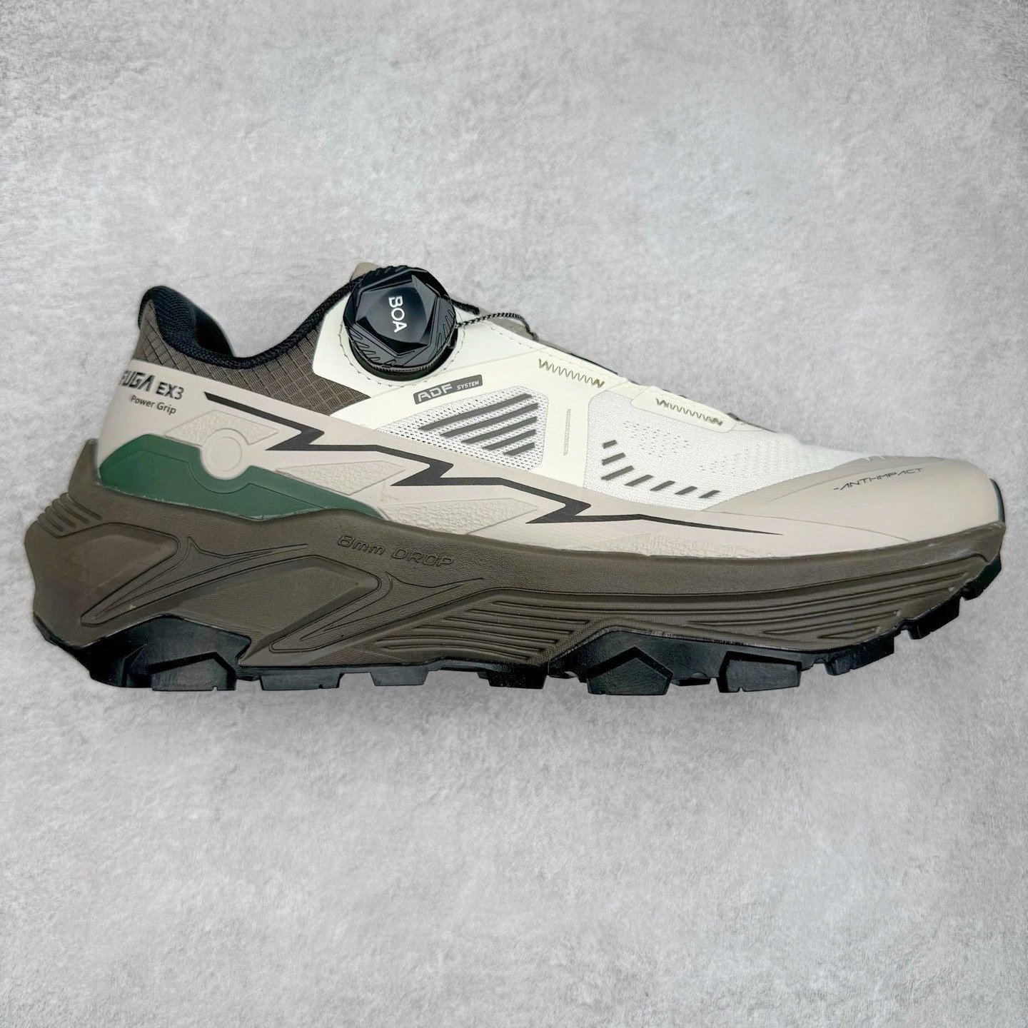 Kailas Sneakers FUGA EX 3 Trail Running Shoes — rice brown green