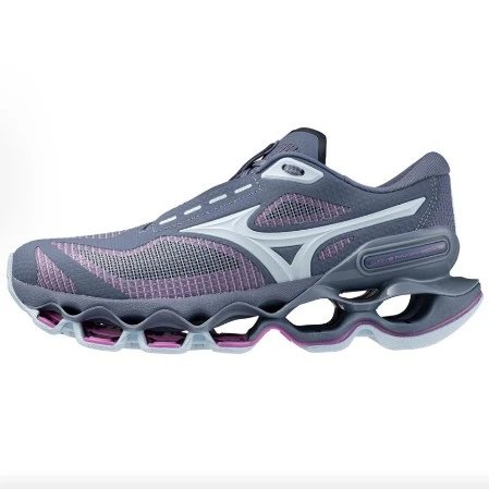 Mizuno Sneakers Wave Prophecy LS mechanical-cushioning — Gray pink 411593-6 SIW