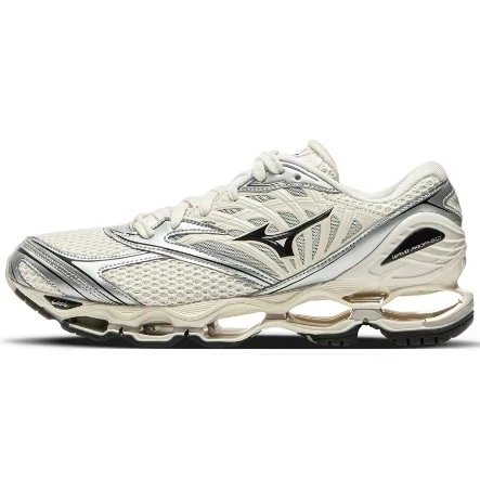 Mizuno Sneakers Wave Prophecy LS mechanical-cushioning — Rice silver D1GA 251101