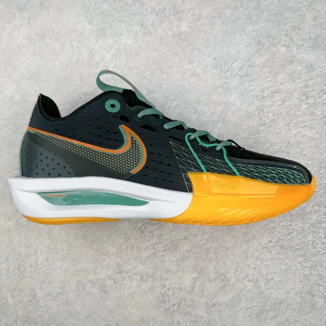 Nike Sneakers Air Zoom GT Cut 3 Basketball Shoes — yellow black green
