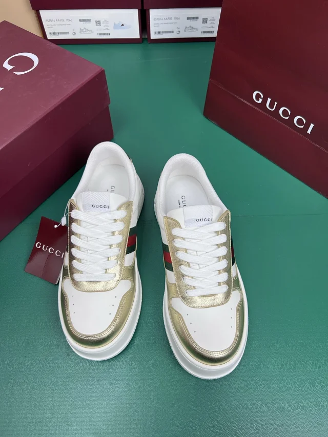 Gucci Sneakers Platform with Web Stripe product detail image 17