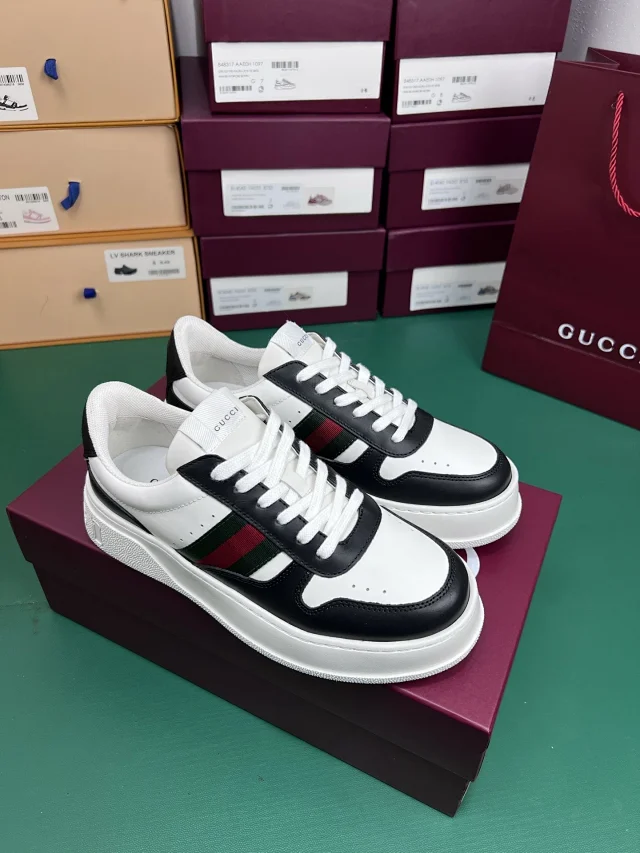 Gucci Sneakers Platform with Web Stripe product detail image 8