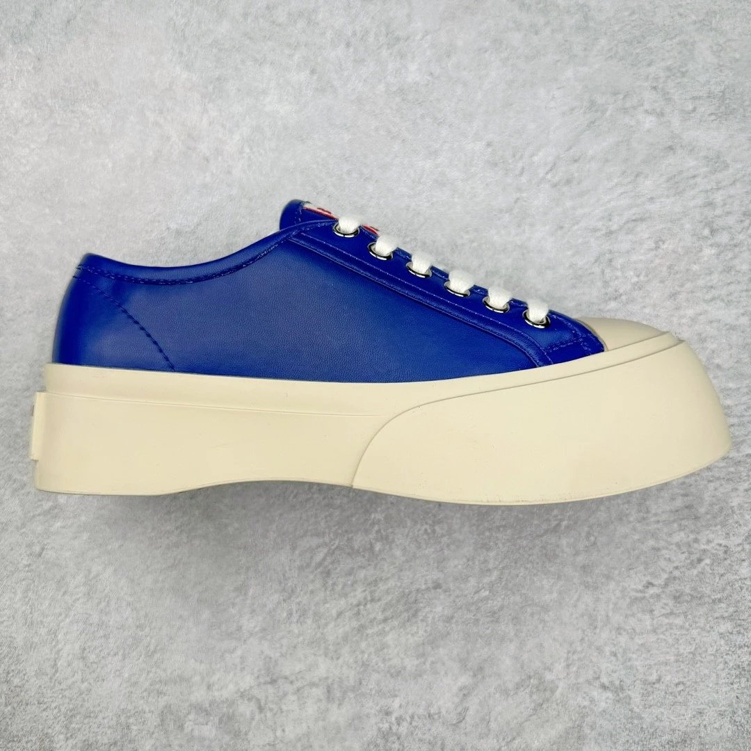 Unbranded Sneakers Platform Hook-and-Loop Mary Jane — blue leather