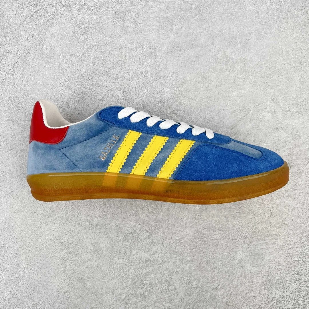 Gucci Sneakers Adidas x Gazelle — blue red tail
