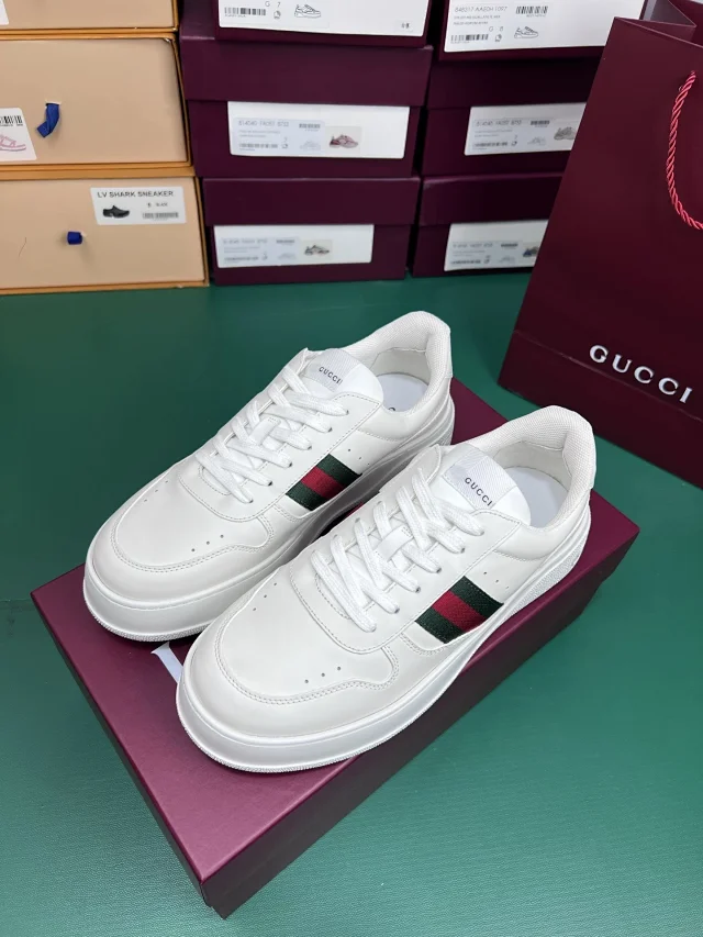 Gucci Sneakers Platform with Web Stripe product detail image 3