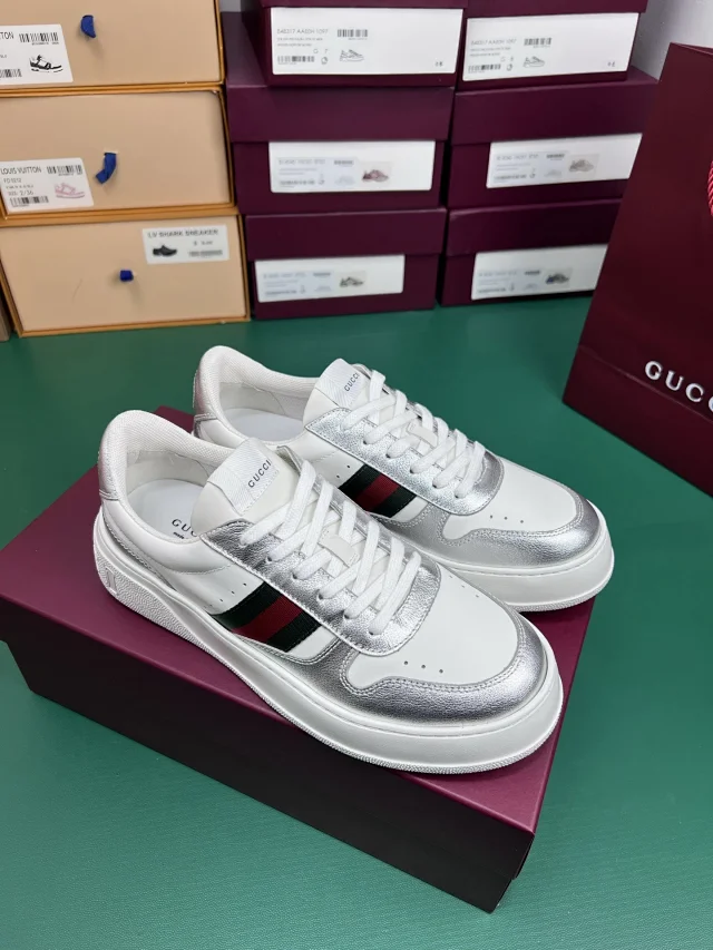 Gucci Sneakers Platform with Web Stripe product detail image 20