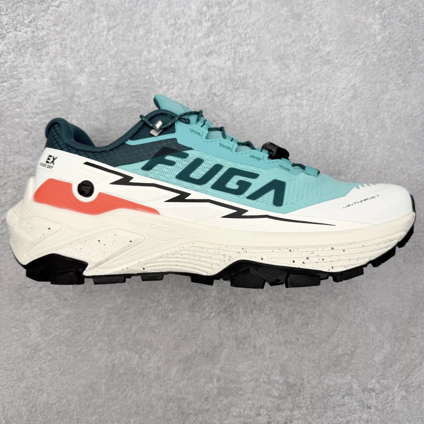 Kailas Sneakers FUGA EX 3 Trail Running Shoes — White, green, orange