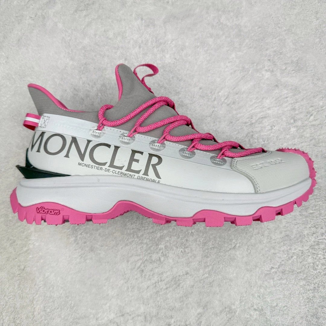 Moncler Sneakers Trailgrip Lite 2 low-top lug-sole — Gray pink