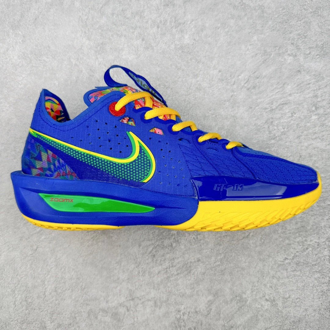 Nike Sneakers Air Zoom GT Cut 3 Basketball Shoes — Blue and yellow
