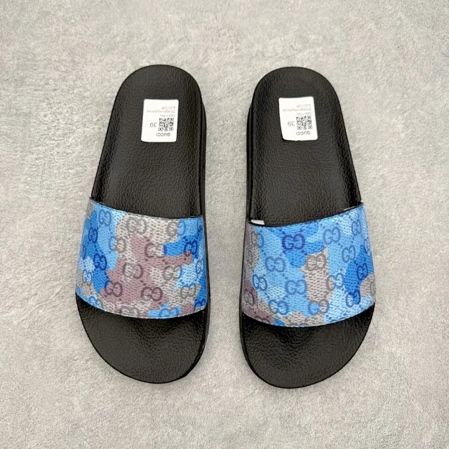 Gucci Slippers Logo-Pattern Lug-Sole Slide product detail image 56