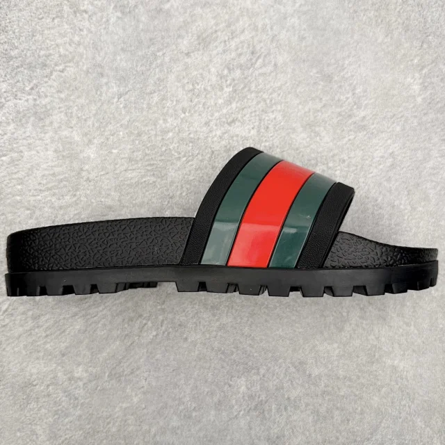 Gucci Slippers Logo-Pattern Lug-Sole Slide product detail image 28