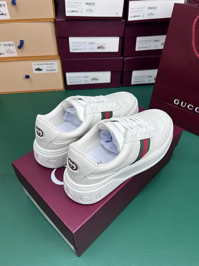 Gucci Sneakers Platform with Web Stripe product detail image 7
