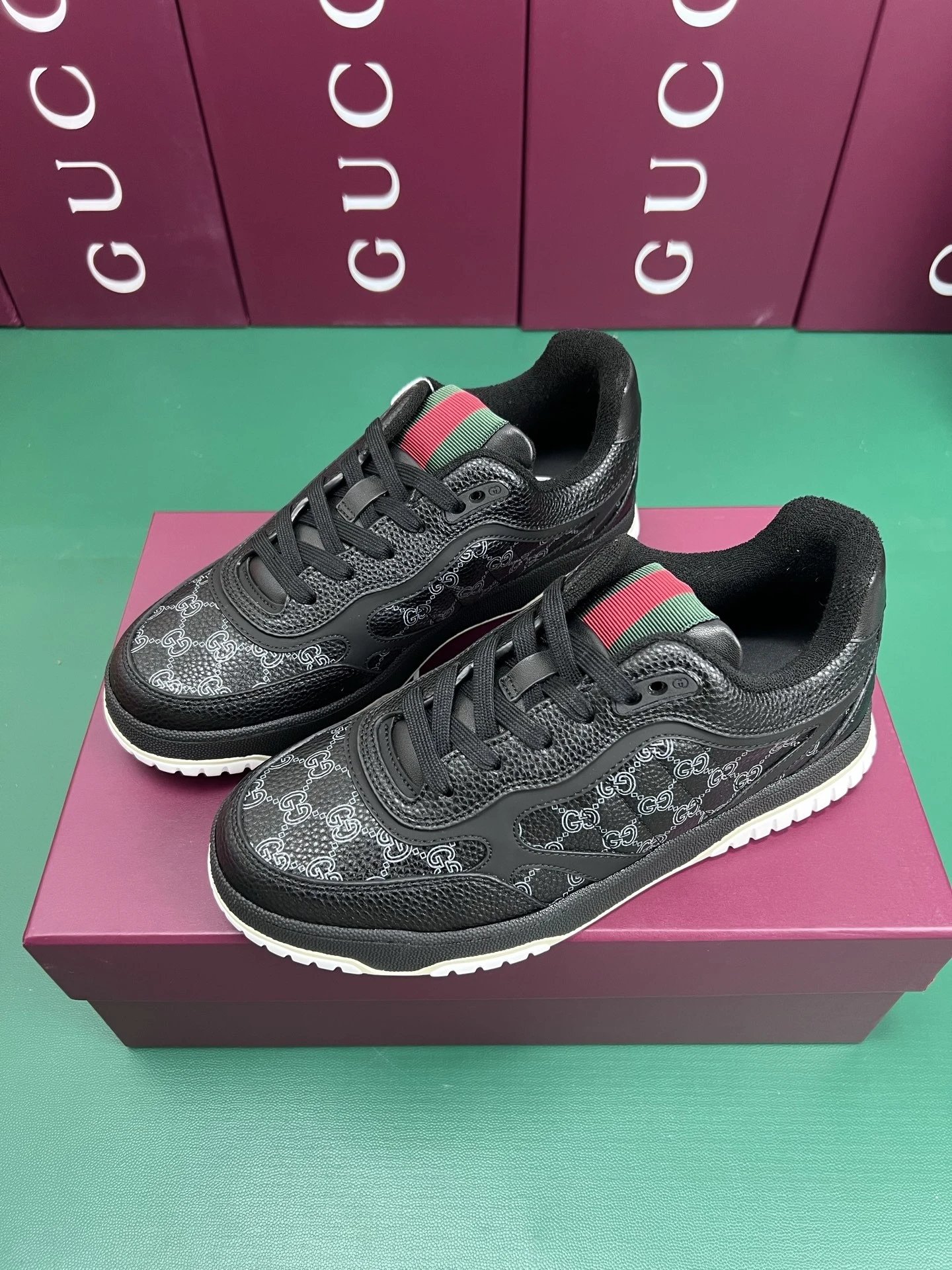 Gucci Sneakers Re-Web — Black