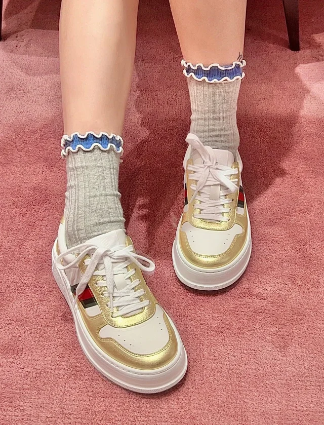 Gucci Sneakers Platform with Web Stripe product detail image 33