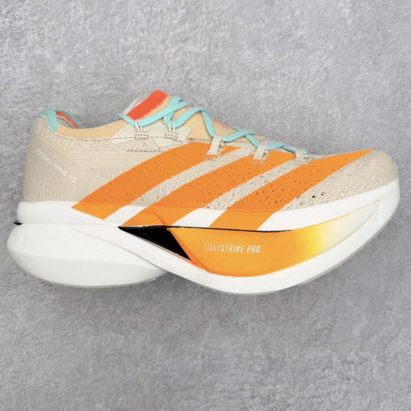 adidas Sneakers Adizero Prime X 3.0 Running Shoes — White orange