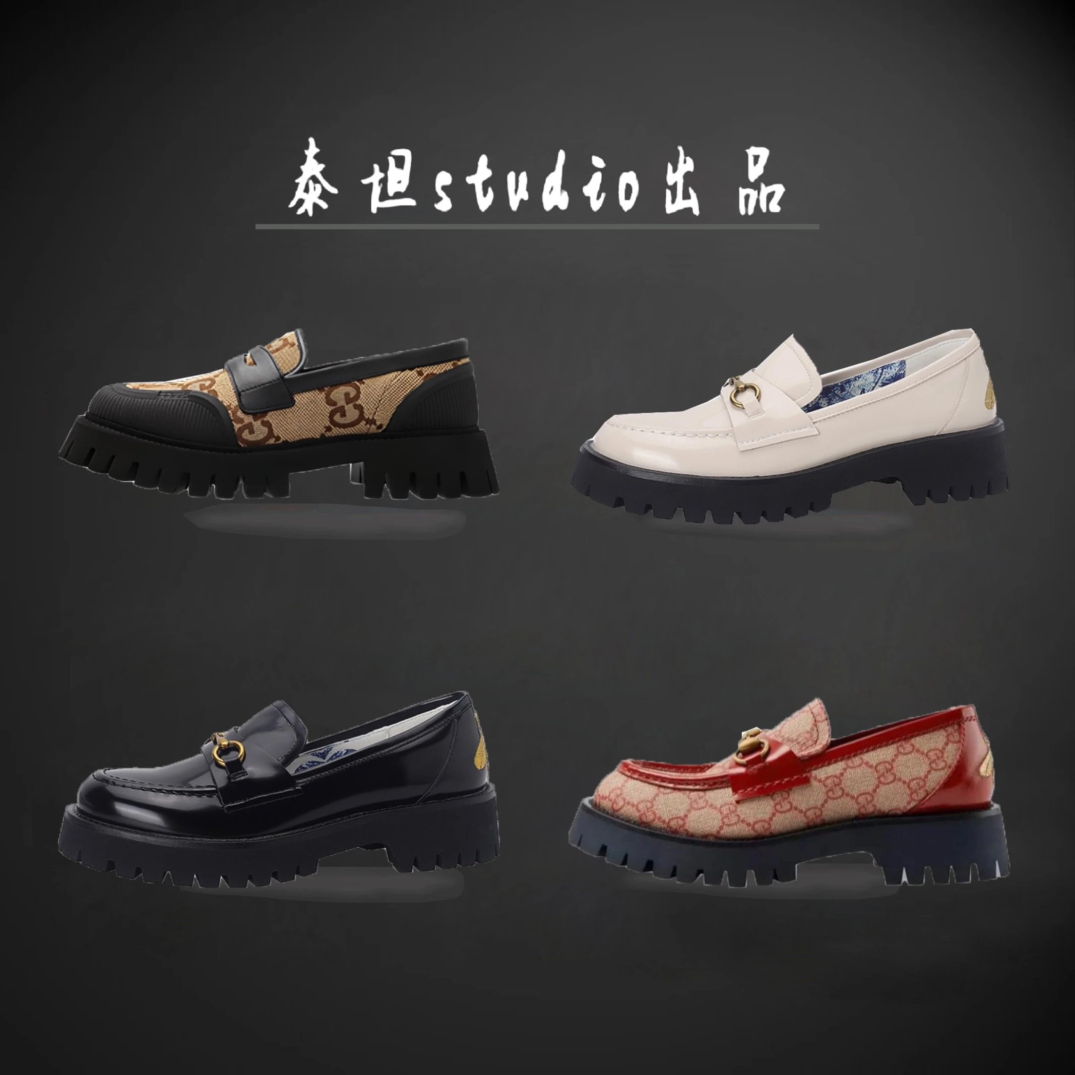 Unbranded Casual Shoes Chunky Platform Horsebit Loafers product image