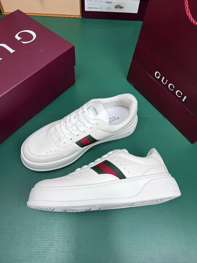 Gucci Sneakers Platform with Web Stripe product detail image 6