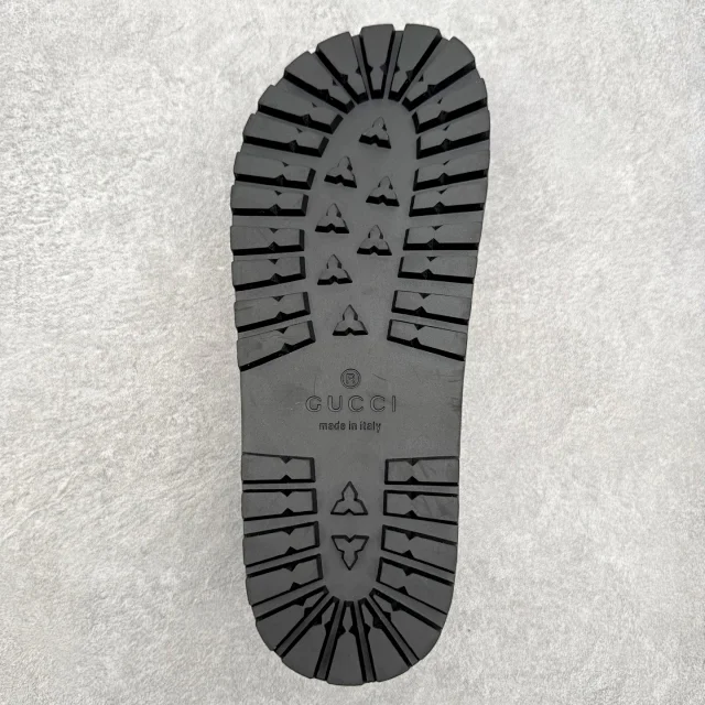 Gucci Slippers Logo-Pattern Lug-Sole Slide product detail image 9