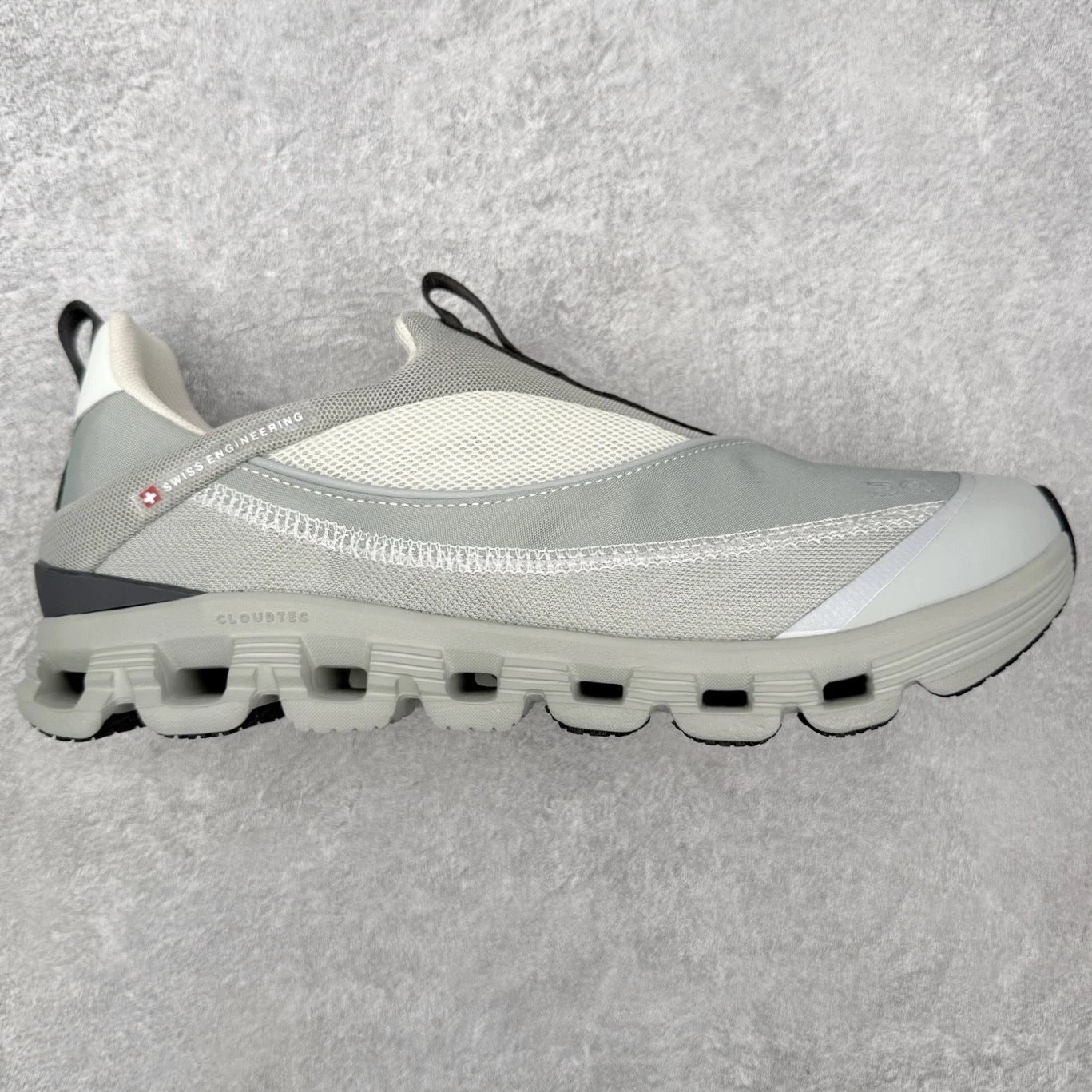 On Sneakers Slip-On Mesh CloudTec — Gray-green