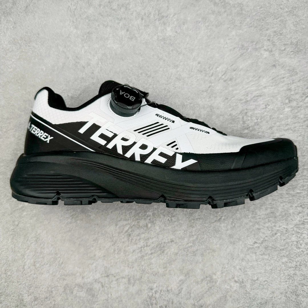 adidas Sneakers FUGA EX low-top trail — Black and white BOA
