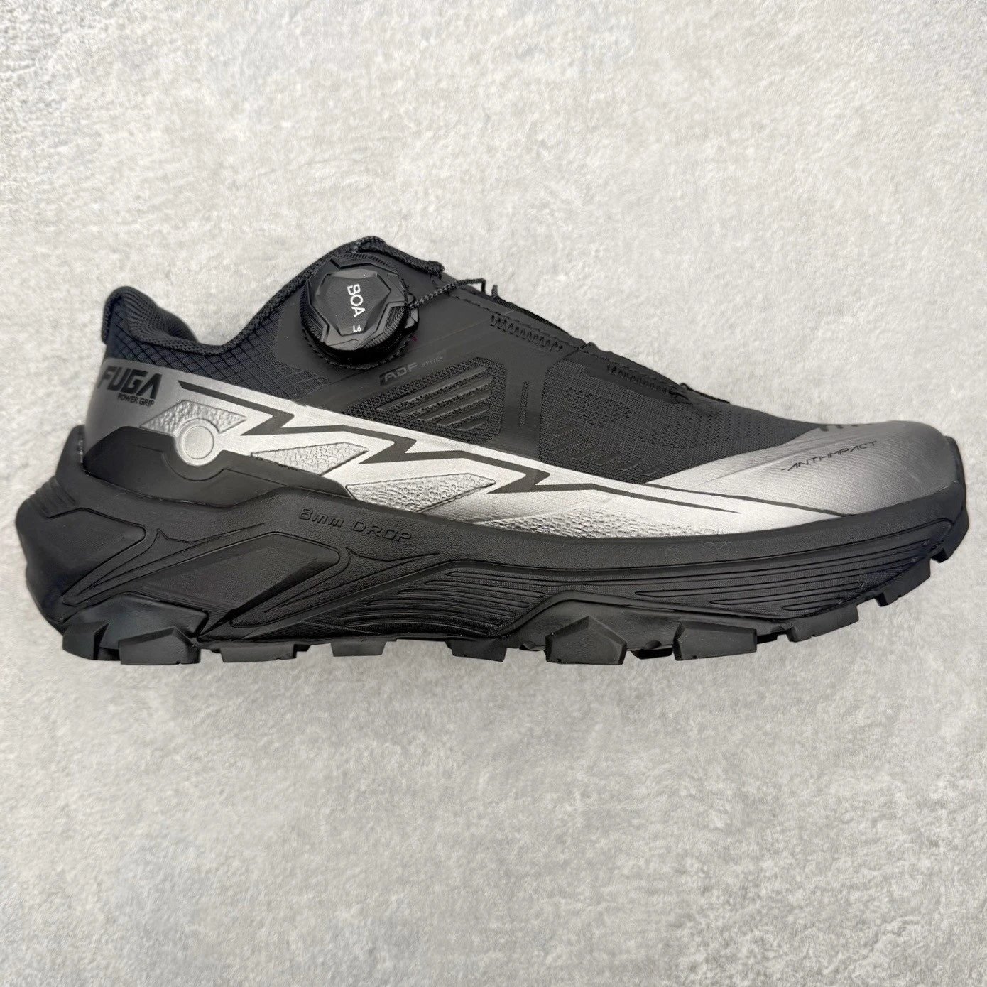 Kailas Sneakers FUGA EX 3 Trail Running Shoes — Black silver