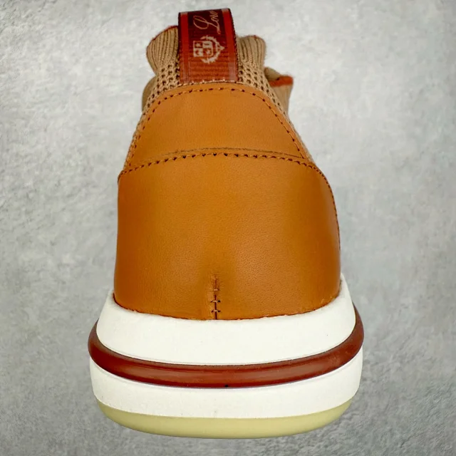 Unbranded Sneakers Knit Sock with Leather Heel Panels product detail image 53