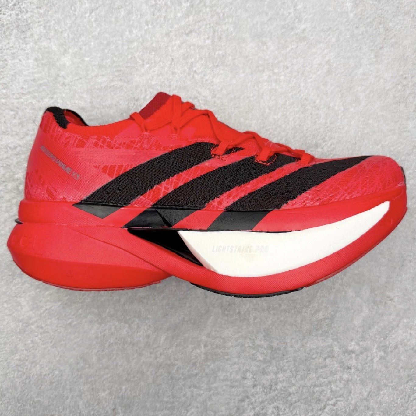 adidas Sneakers Adizero Prime X 3.0 Running Shoes — Red and black