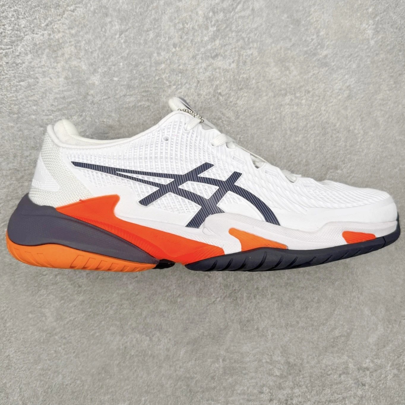 ASICS Sneakers SOLUTION SPEED FF 3 CLAY — White, black, and orange