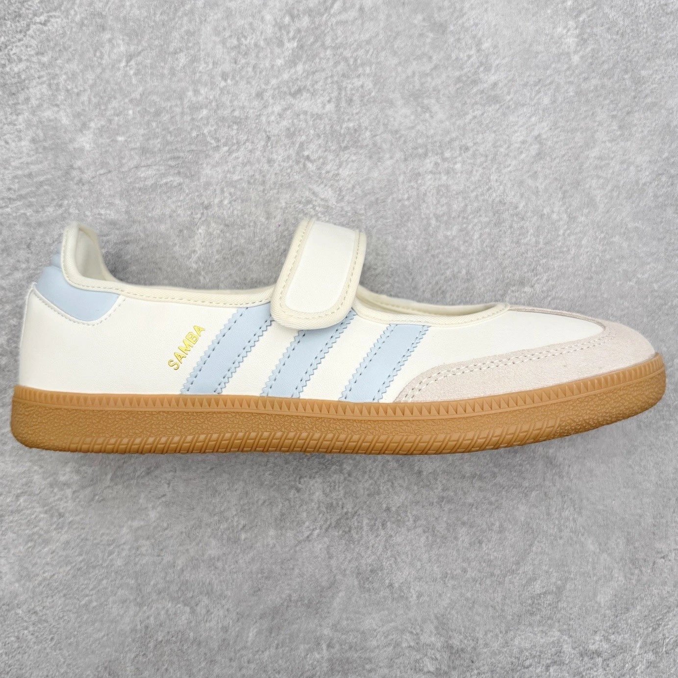 Adidas Sneakers Samba Mary Jane Slip-On — White and blue