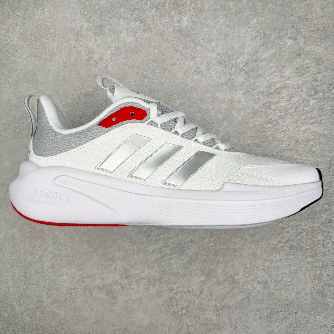 Unbranded Sneakers Low-Top Mesh Lace-Up with Three-Stripe Side Design — Silver Red