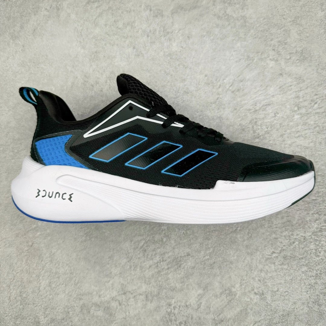 Unbranded Sneakers Low-Top Mesh Lace-Up with Three-Stripe Side Design — Black and blue