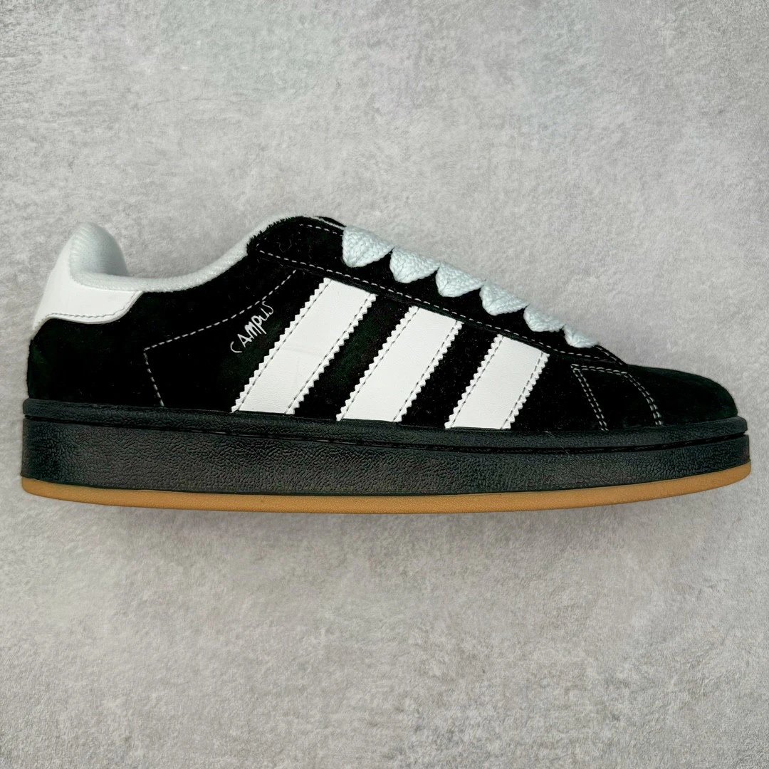 Adidas Sneakers Campus 00s — Black and white raw rubber