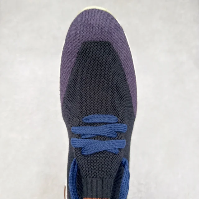 Unbranded Sneakers Knit Sock with Leather Heel Panels product detail image 22