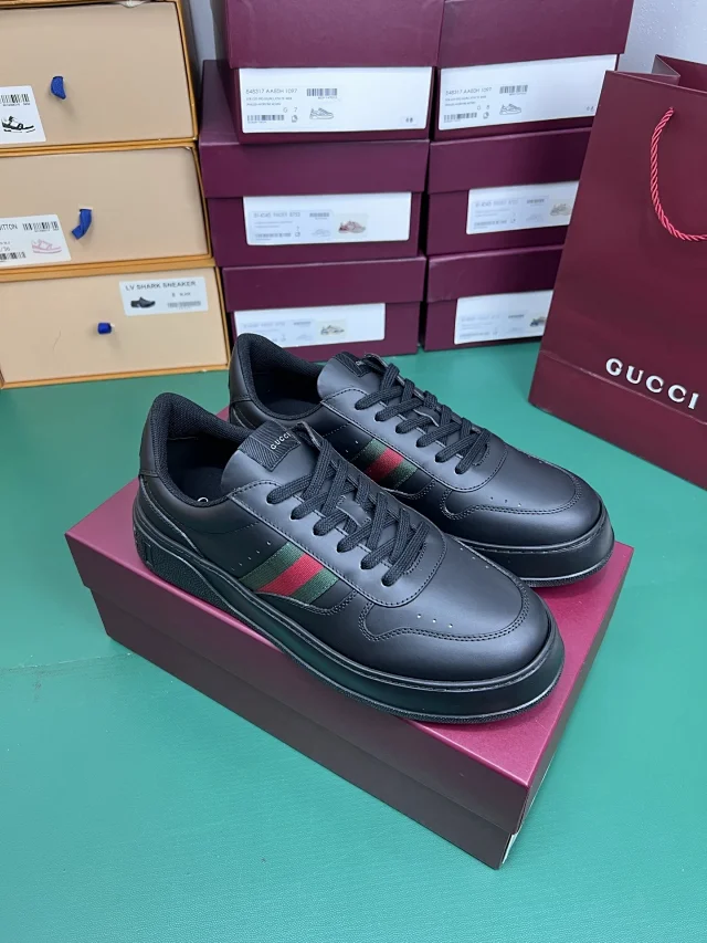 Gucci Sneakers Platform with Web Stripe product detail image 26