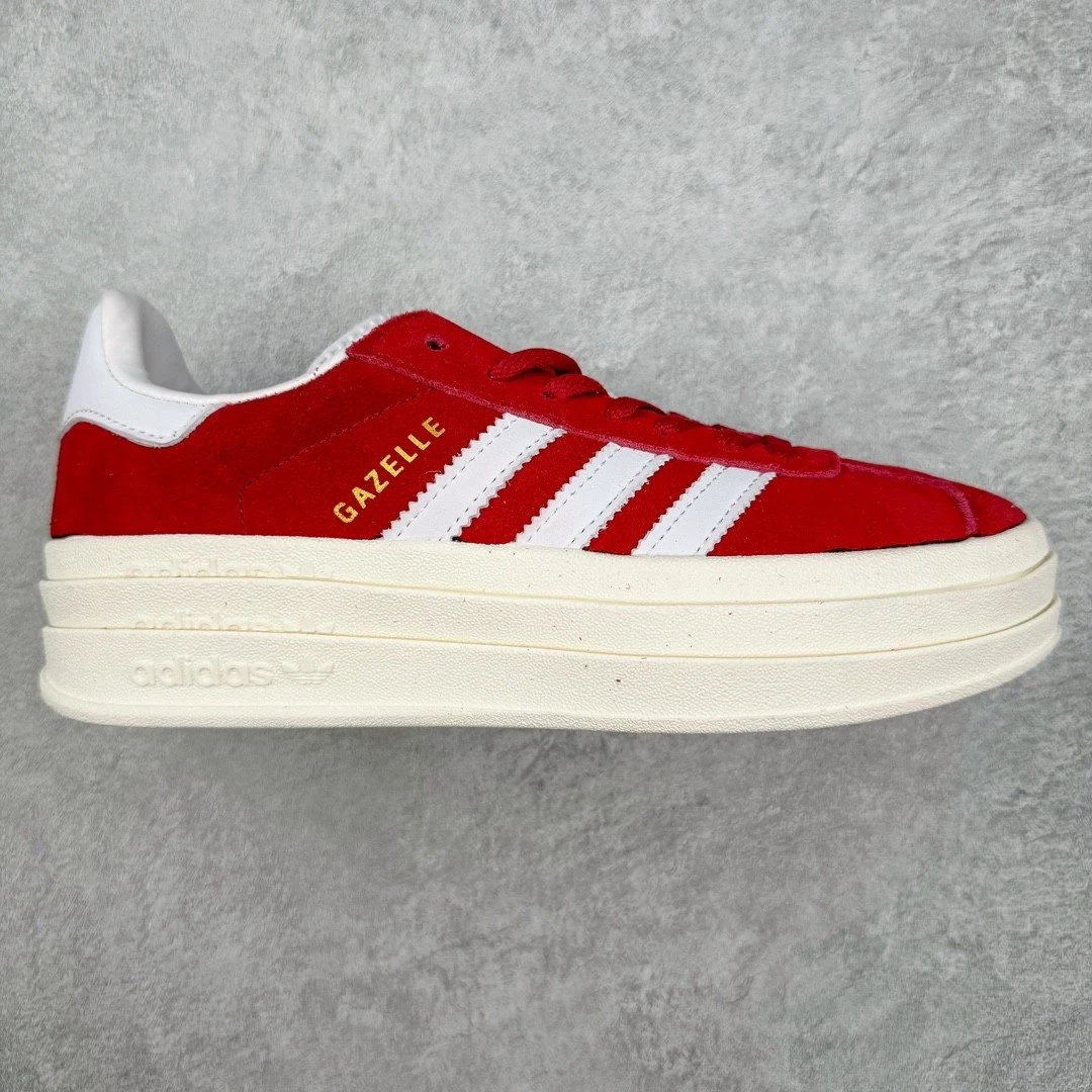 Adidas Sneakers Gazelle Bold platform — Red and white