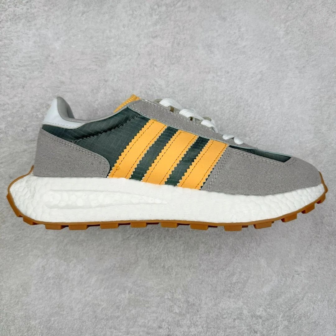 Adidas Sneakers Retropy E5 — Gray-green-yellow