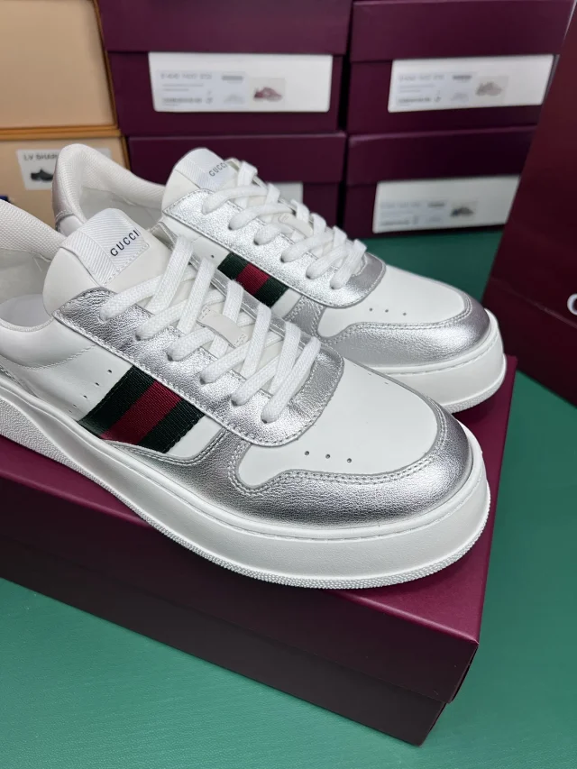 Gucci Sneakers Platform with Web Stripe product detail image 22